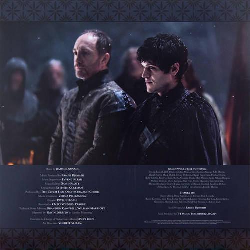 Game of Thrones Season 5 - 2LP soundtrack. (Limited and numbered blue vinyl)