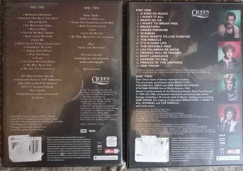 Queen - 3 DVD Bundle: Greatest Flix 1 and 2 (2 x 2DVD sets) PLUS Live At Wembley (2DVD)