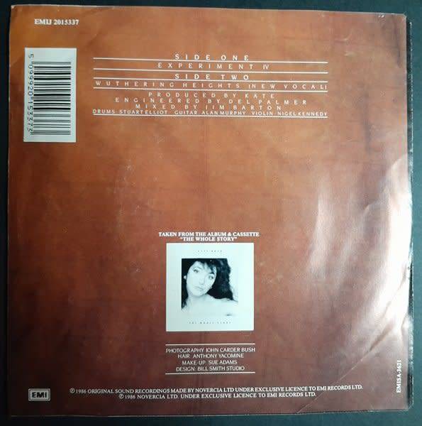 Kate Bush - Experiment IV / Wuthering Heights (new vocal) 7` single