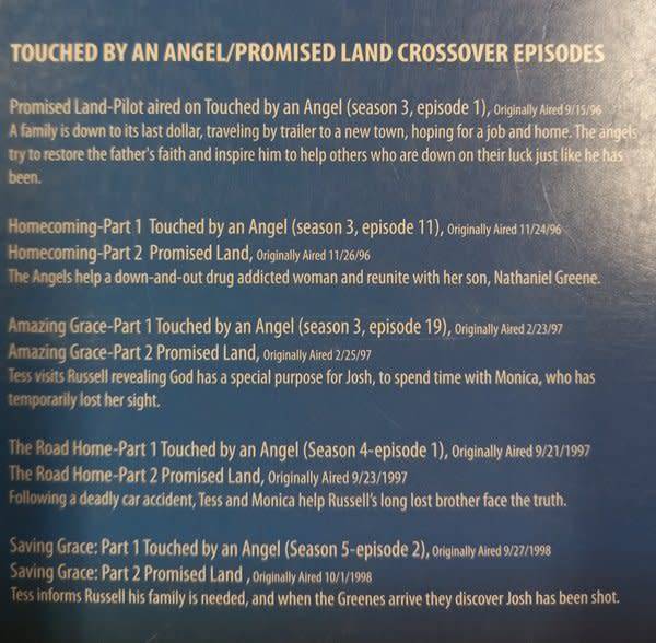 Promised Land - Complete series 1 to 3 (13 DVD set, Gerald McRaney, Touched By An Angel)