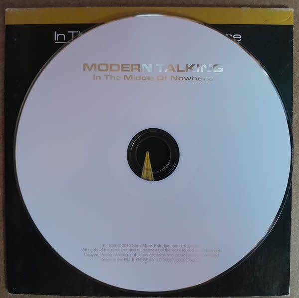 Modern Talking - In The Middle of Nowhere (4th album) CD