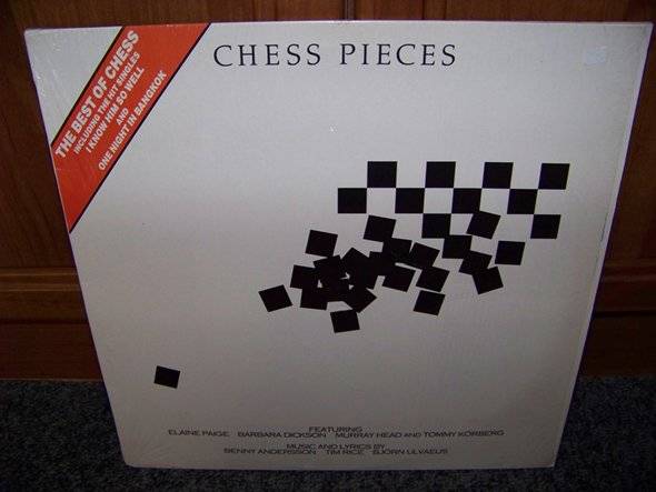 CHESS Pieces LP (Highlights from CHESS, Various Artists) (ABBA, Elaine Paige, Barbara Dickson)