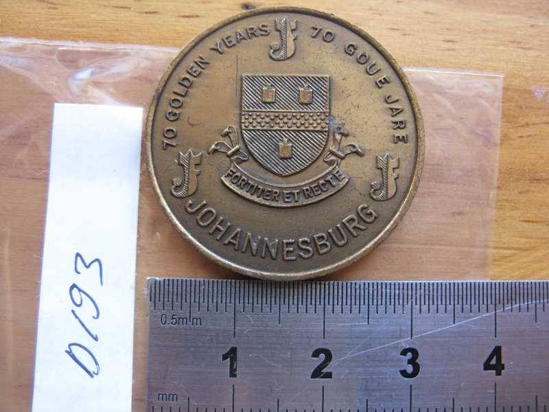JOHANNESBURG 1886-1956 70 GOLDEN YEARS OF SPORTS & RECREATION.