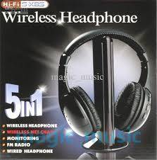5 in 1 Wireless Headphones