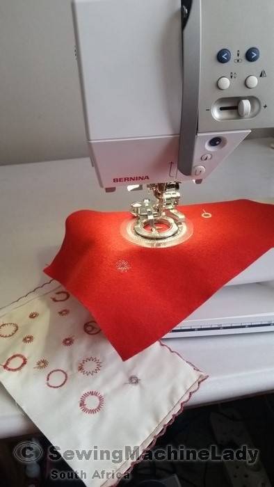 FLOWER STITCH FOOT FOR SEWING MACHINE
