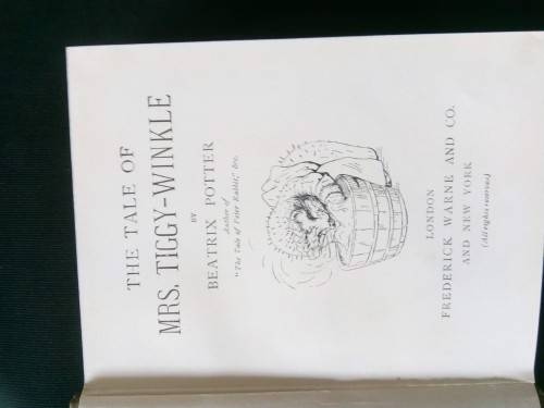 2 X BEATRIX POTTER FIRST EDITIONS - PUBLISHED 1905 AND 1908