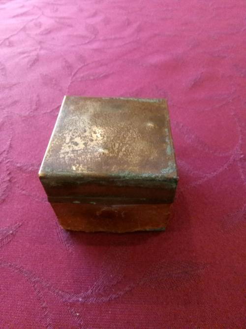 ANTIQUE TRAVELLING INKWELL