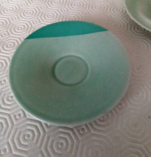 CARLTON WARE - RARE `MODERNE` TEA/COFFEE FOR TWO SET - DESIGN NUMBER 1246 - C1935/6