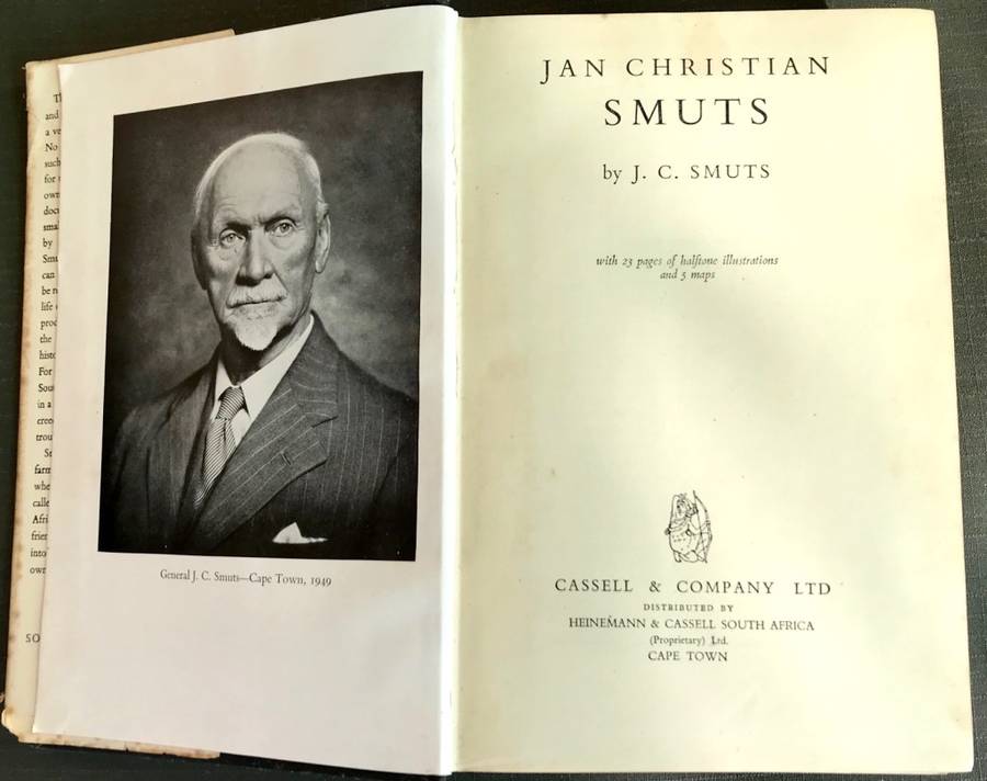 Jan Christian Smuts, by his son JC Smuts. First edition 1952. H/C with jacket. 568 pp.