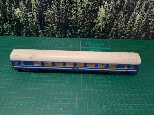 LIMA Set of 3 Blue Train coaches