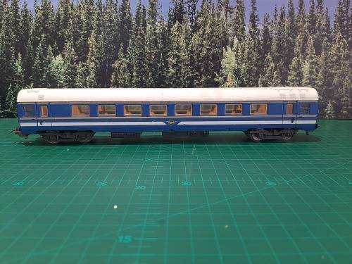 LIMA Set of 3 Blue Train coaches
