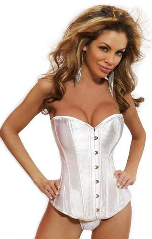 White Corset: Size L