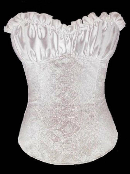 White Corset: Size Med