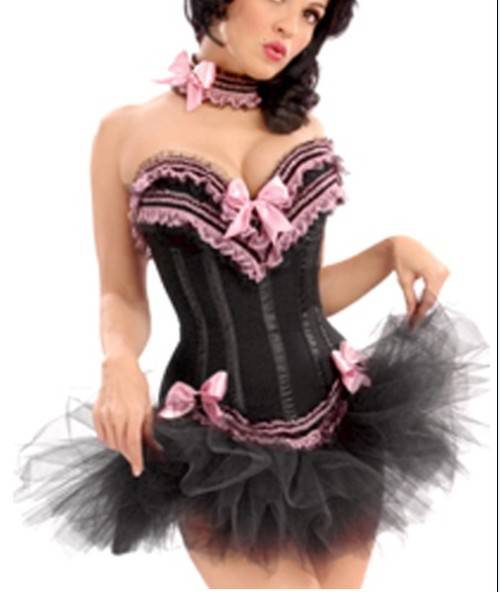 Black Corset: Size 4XL