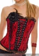 Red & Black Corset: Size- XL