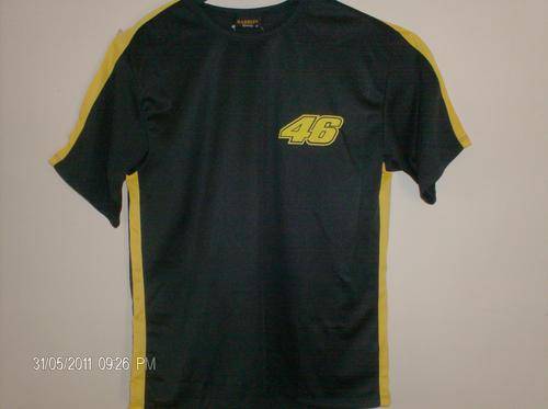 T.SHIRT  (BLACK/YELLOW)  ROSSI 46