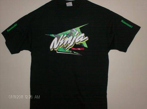 T.SHIRT  (KAWASAKI NINJA)   BLACK