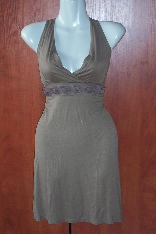 Beatiful Brown Dress/Top with Flower Detail