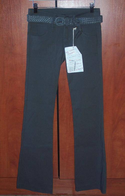 BRAND NEW Dark Grey SISSY BOY Pants with Belt