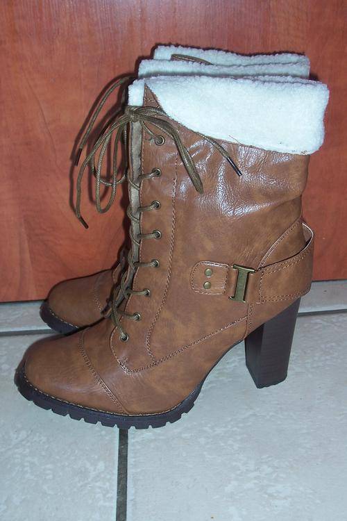 Caramel Brown Ankle Boots from Rage