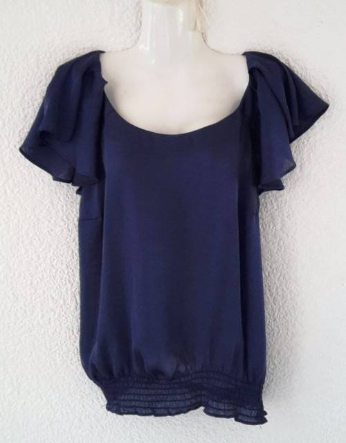 Less 25% SALE - Navy Blue Blouse from Exact