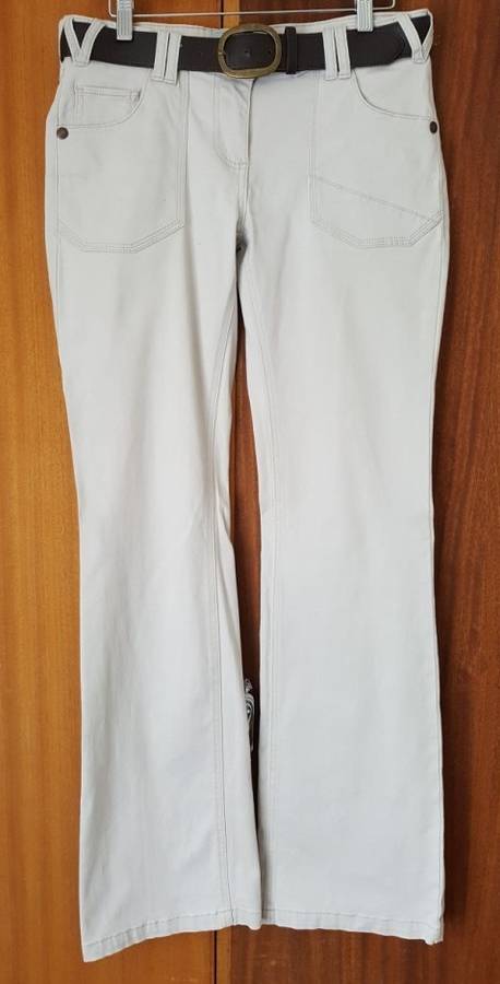 Beige/Stone Bootleg Pants eith Belt from Truworths