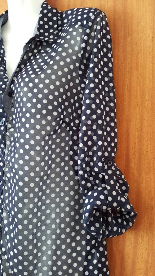 Stunning Button-Down Polka Dot Top from Truworths