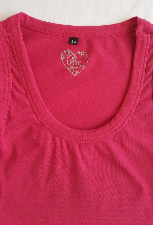 Cerise Pink Cotton Top from Truworth