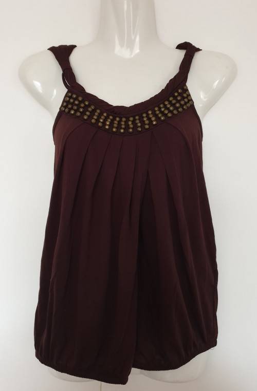 Lovely Brown Beaded Top from Truworths