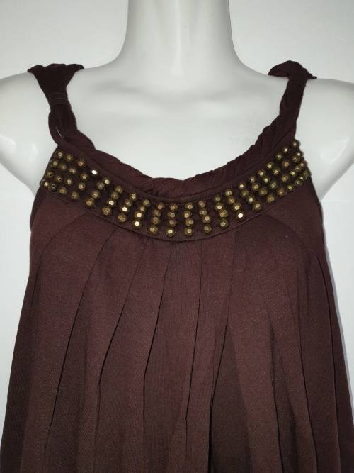 Lovely Brown Beaded Top from Truworths