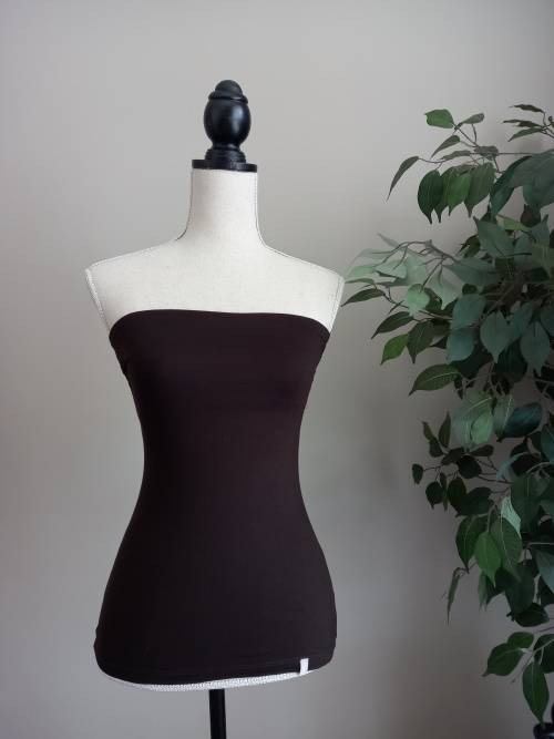 Dark Brown Boobtube Top from LTD