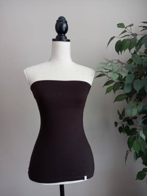 Dark Brown Boobtube Top from LTD