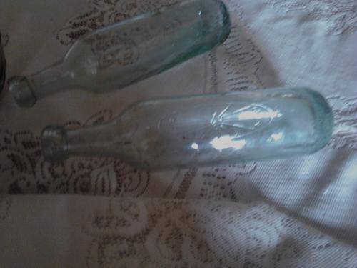glass bottles