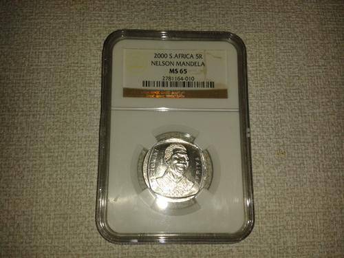 Mandela 2000 MS65 R5 NGC Graded (2nd Finest Known) ONLY 6 Coins Graded Higher
