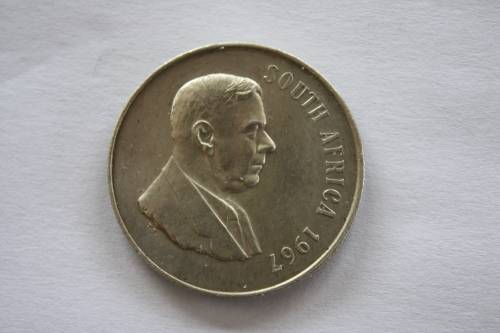 1967 ENGLISH SOUTH AFRICA  SILVER 1 RAND
