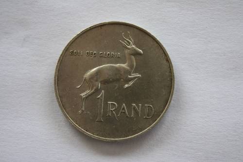1967 ENGLISH SOUTH AFRICA  SILVER 1 RAND