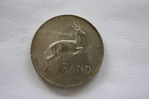 1967 AFRIKAANS SILVER 1 RAND - REPUBLIC OF SOUTH AFRICA
