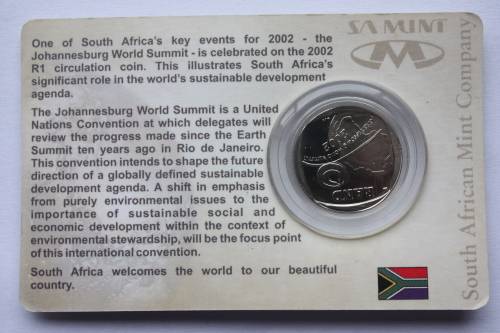 2002 JOHANNESBURG WORLD SUMMIT - LOW MINTAGE