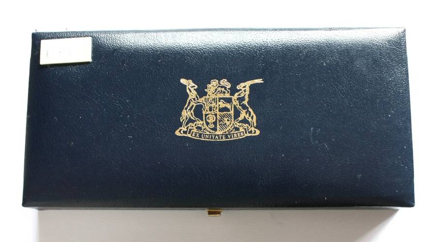 1987 SHORT PROOF SET - 2 X 1 RAND TO 1 CENT - VERY LOW MINTAGE 6781 - HIGHLY COLLECTABLE