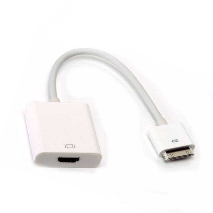 HDMI Adapter Cable for iPad 3 & 2,iPhone4,iPhone 4S, iPod Touch.Support HDTV 1080P signal output.