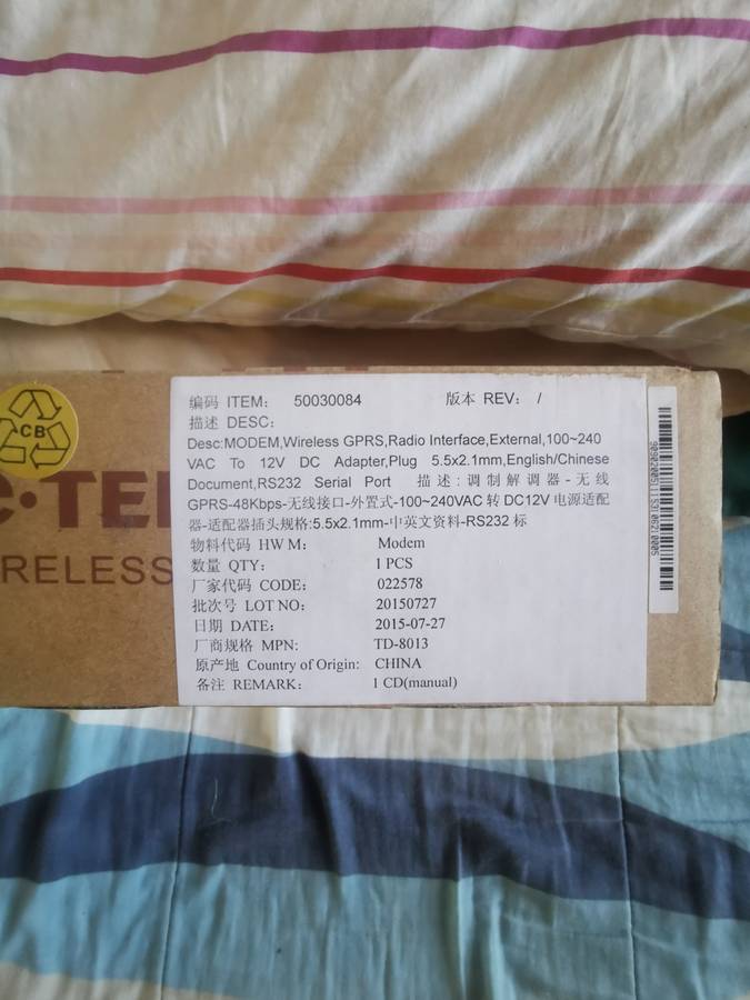 GSM-Q2403 GSM/GPRS RS232 Modem