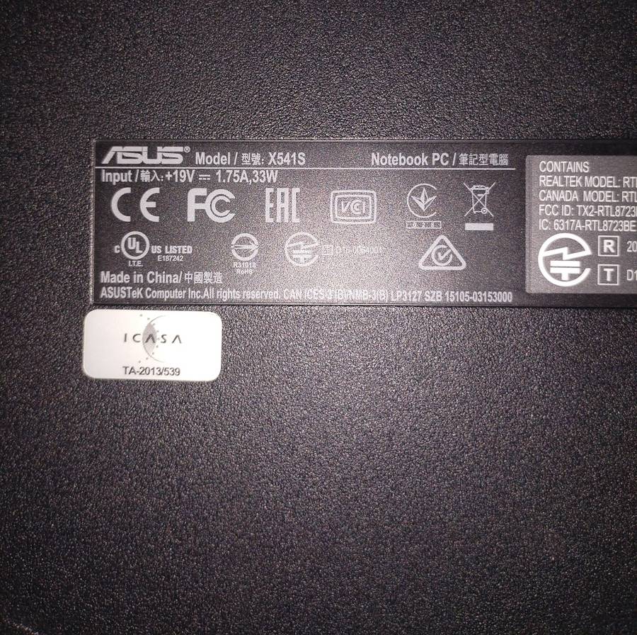 Asus X541s 2gb ram, 500gb ram !!Please Read!!