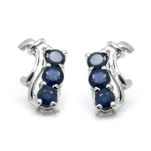 Brand New GENUINE Natural Sapphire Earring