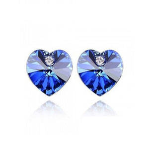 GORGEOUS SIMULATED TANZANITE EARRING STUDS