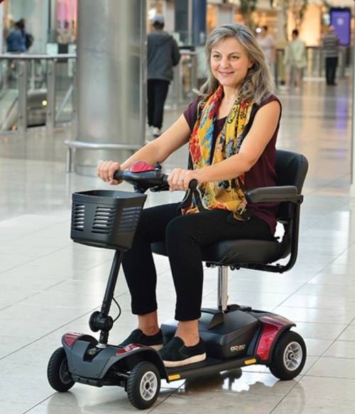 Electric Scooter Go Go Elite Traveler Plus 4 Wheel Portable