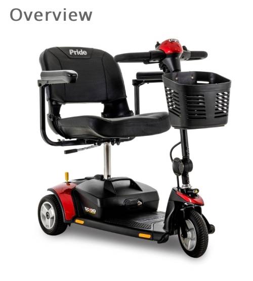 Electric Scooter Go Go Elite Traveler Plus 4 Wheel Portable