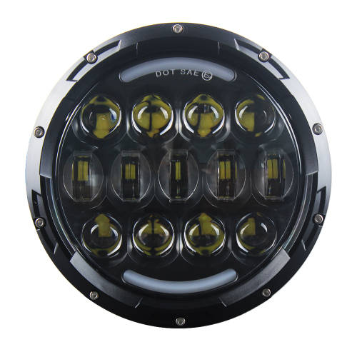 7 Inch Led Headlight Spider Eye 2 fits Jeep/Golf and more