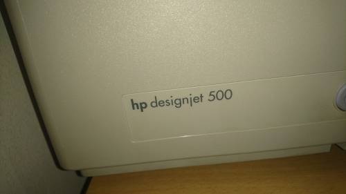 hp designjet 500 plotter 42 inch print size with new ink cartridges