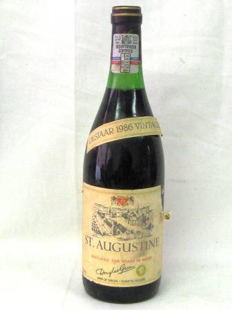 ST. AUGUSTINE 1986 VNTAGE WINE