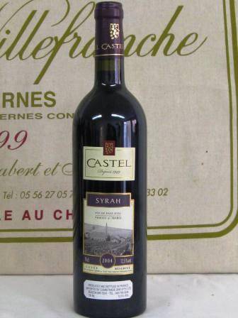 2004 FRENCH CASTEL *SYRAH*  12.5% - Red Wine